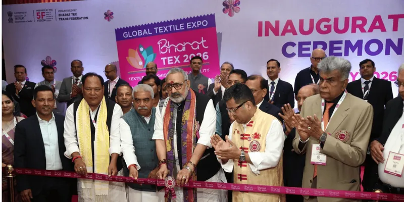 Bharat Tex 2026 Draws 95,000 Business Visitors, 6,090 International Buyers in First Three Days